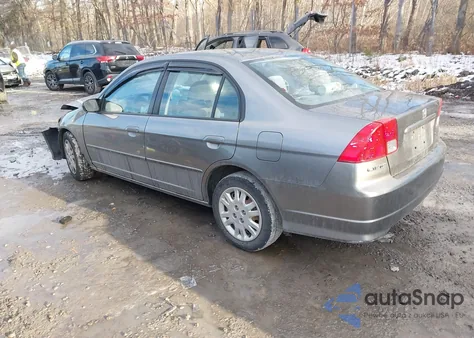 2005 Honda Civic Lx z USA, uszkodzony, nr VIN 2HGES16655H524654